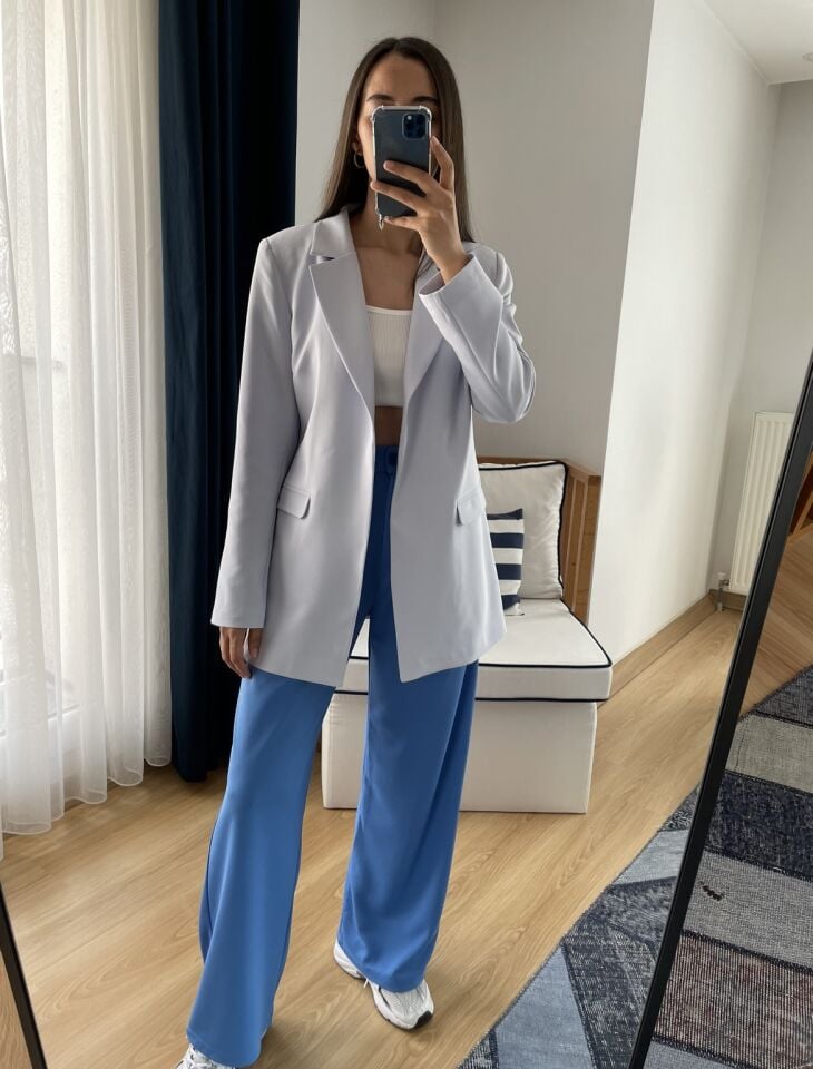 Elin Bebe Mavi Na-Kd Kuşaklı Ceket