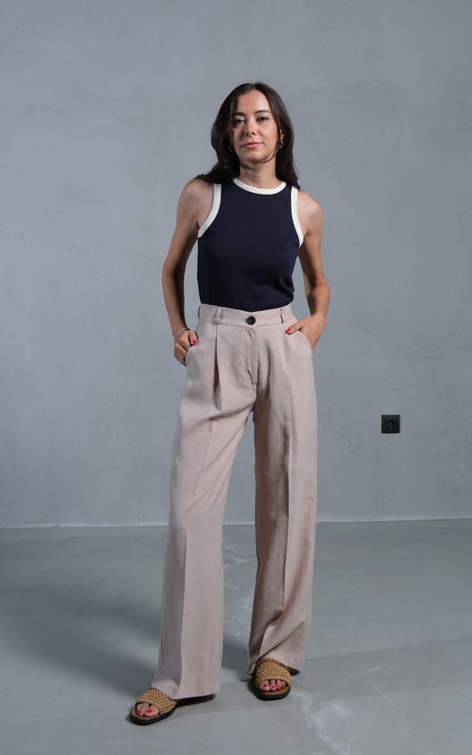 Aveline Taş Premium Yüksek Bel Pantolon