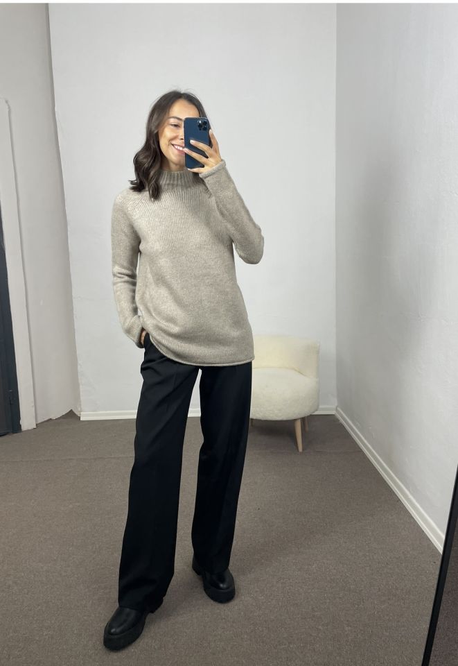 Elya Vizon Sosis Kol Oversize Kazak