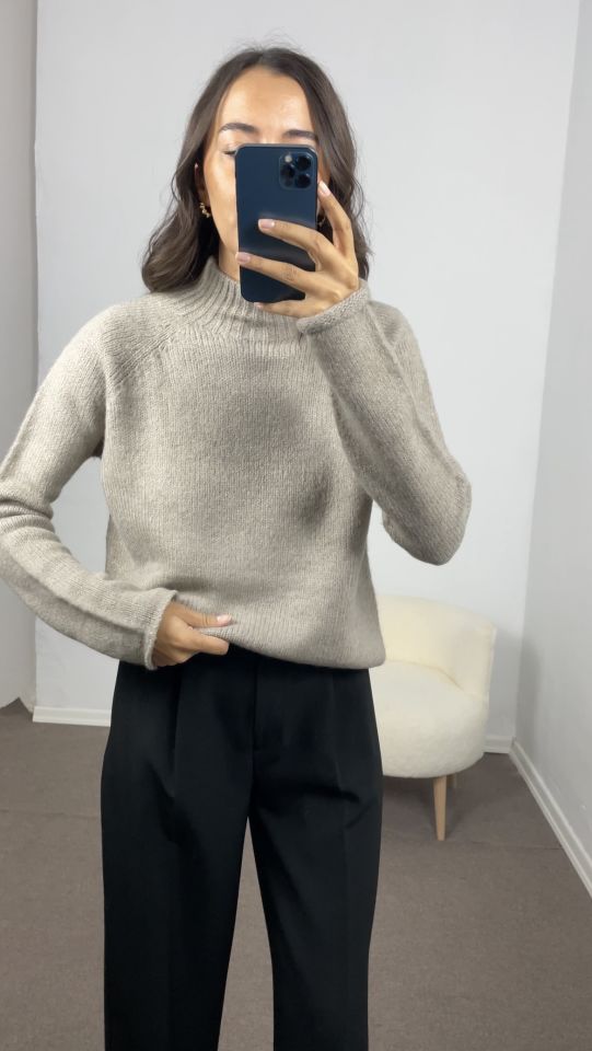 Elya Vizon Sosis Kol Oversize Kazak