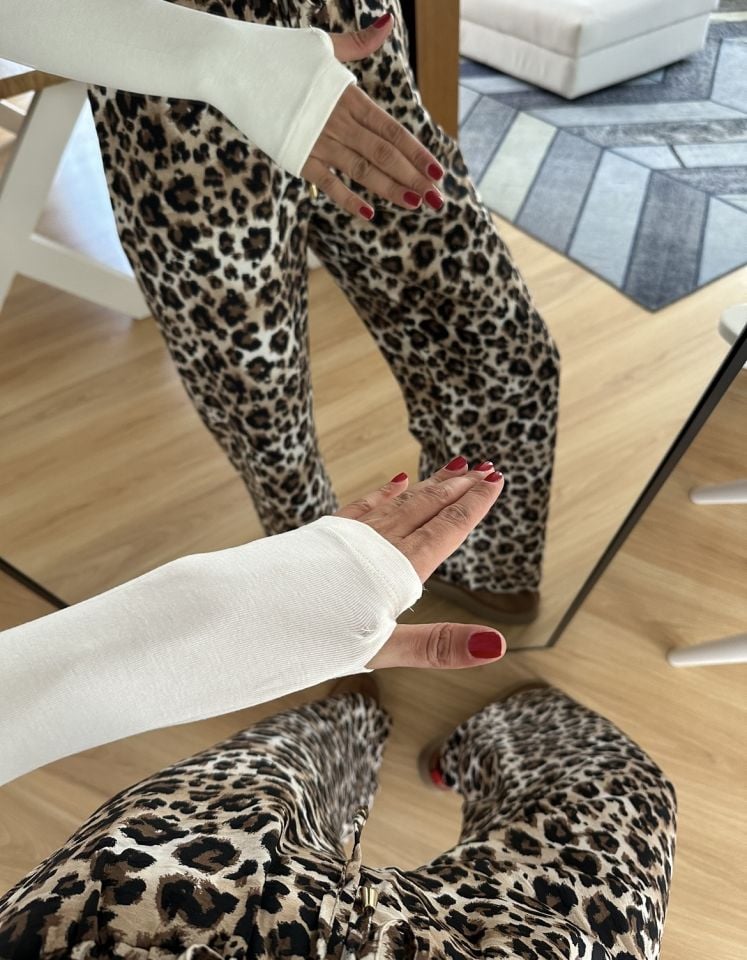 Elenya Ekru MS Uzun Kollu Basic Tişört