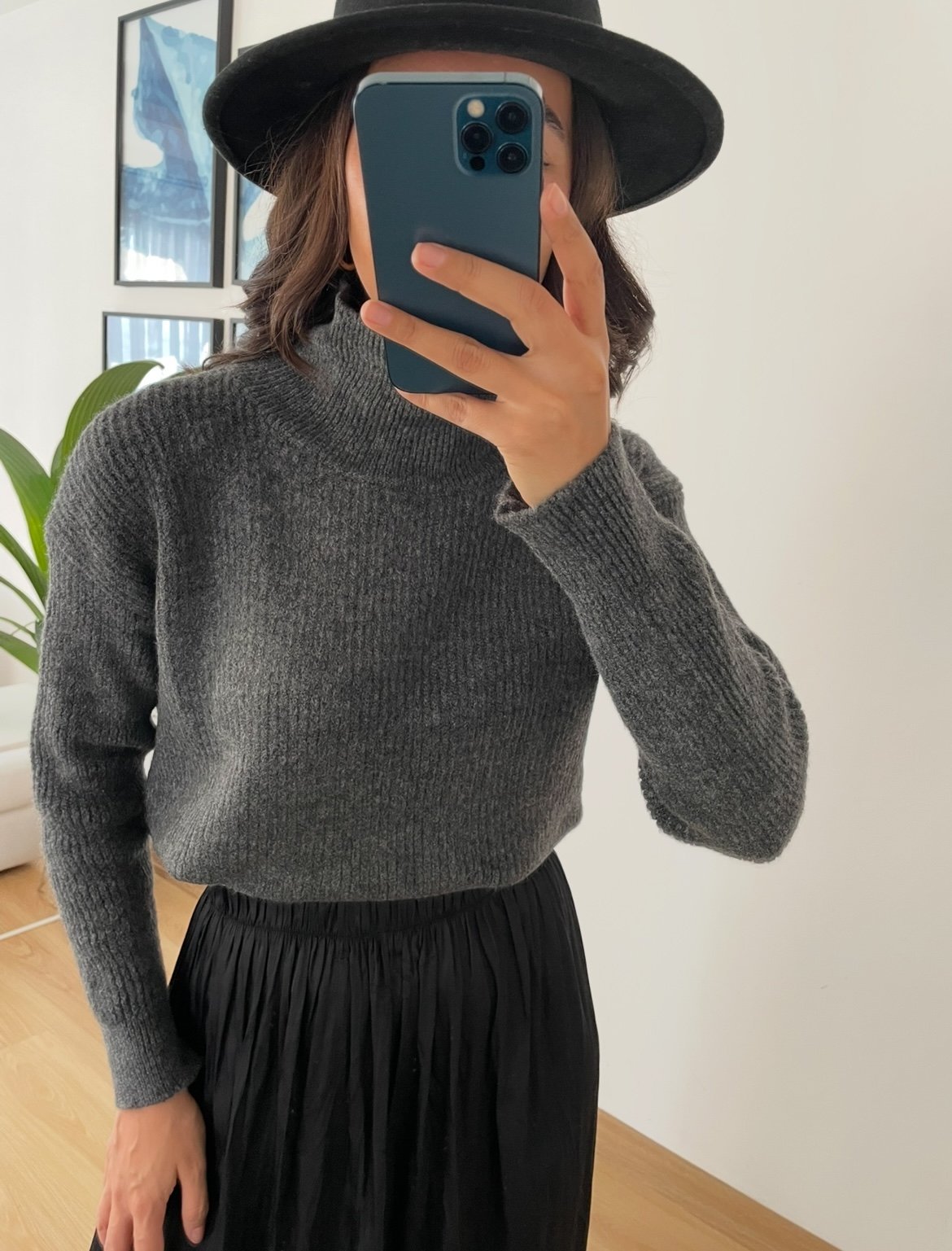 Koyu Gri MS Premium Kazak