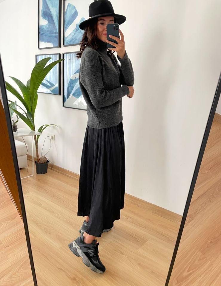 Koyu Gri MS Premium Kazak