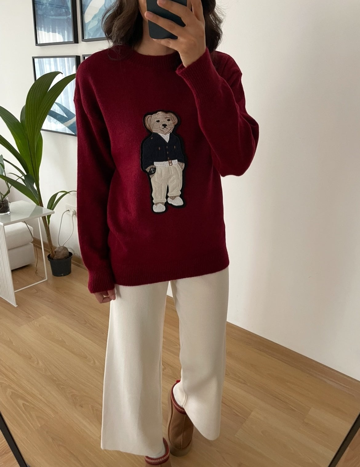 Samira Bordo Ayıcıklı Kazak