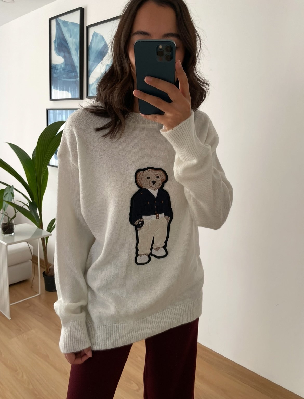 Samira Ekru Ayıcıklı Kazak