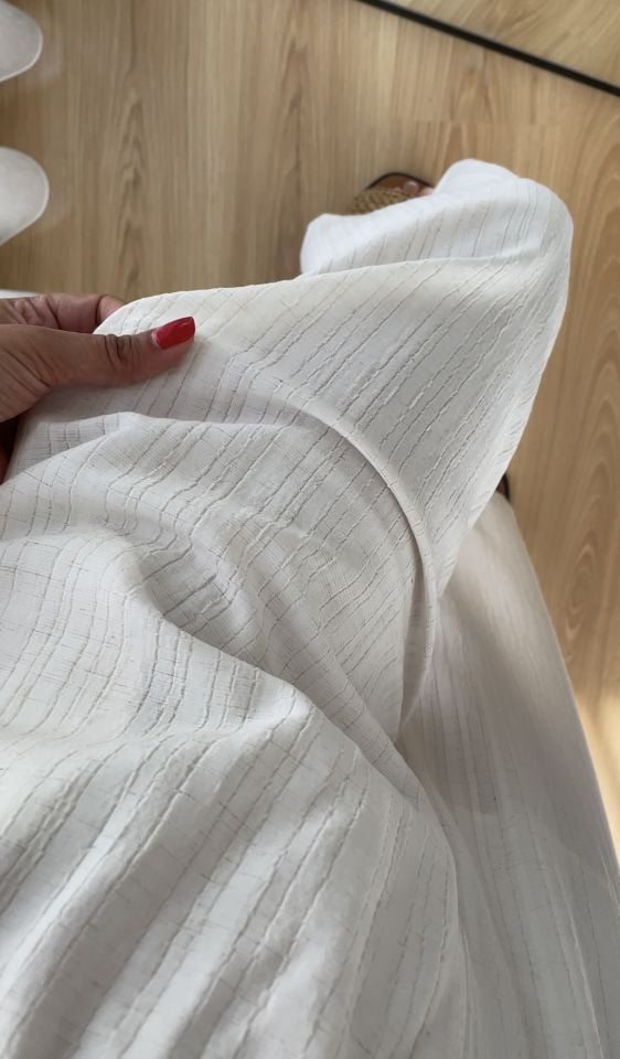 Norel Ekru Premium Gömlek Pantolon Takım