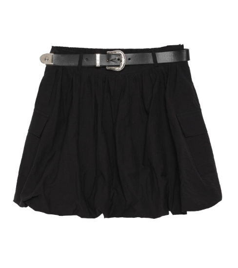 Siyah Kemerli Premium Balon Etek