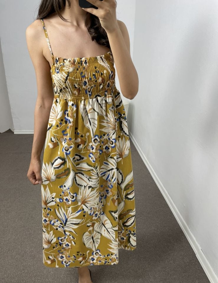 Valen Hardal Keten Dokulu Elbise