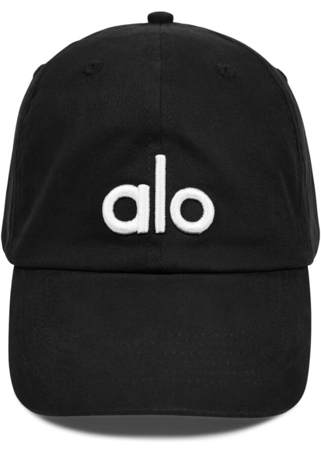 Siyah Beyaz Nakış Detaylı Şapka