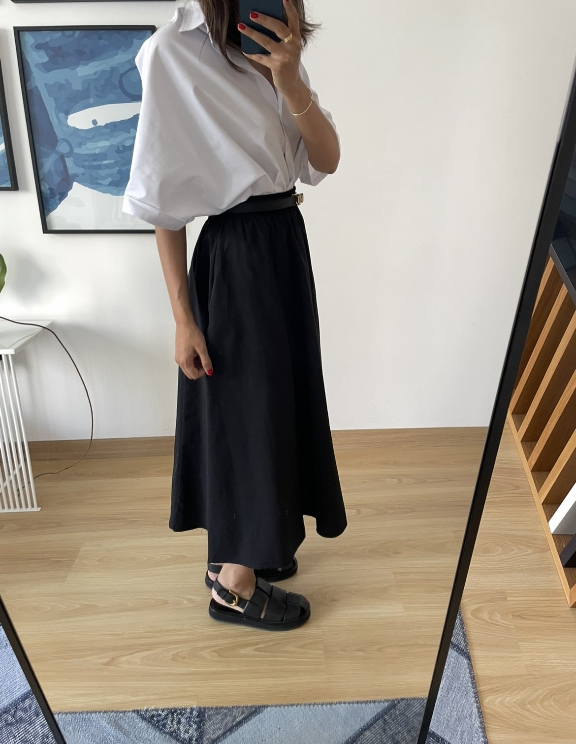 Siyah Beli Lastikli Cepli Etek