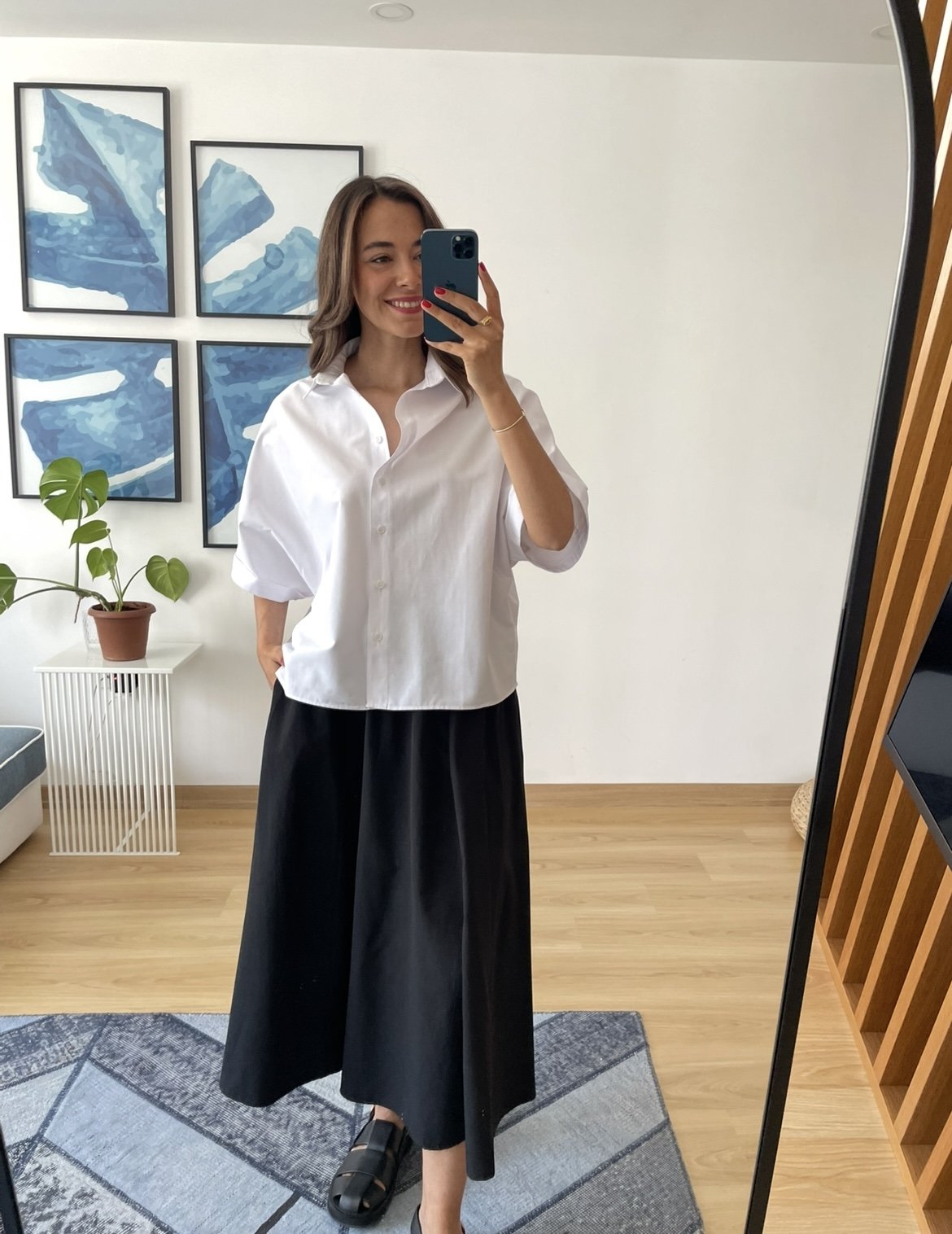 Venelle Beyaz Ultra Premium Kısa Kol Gömlek