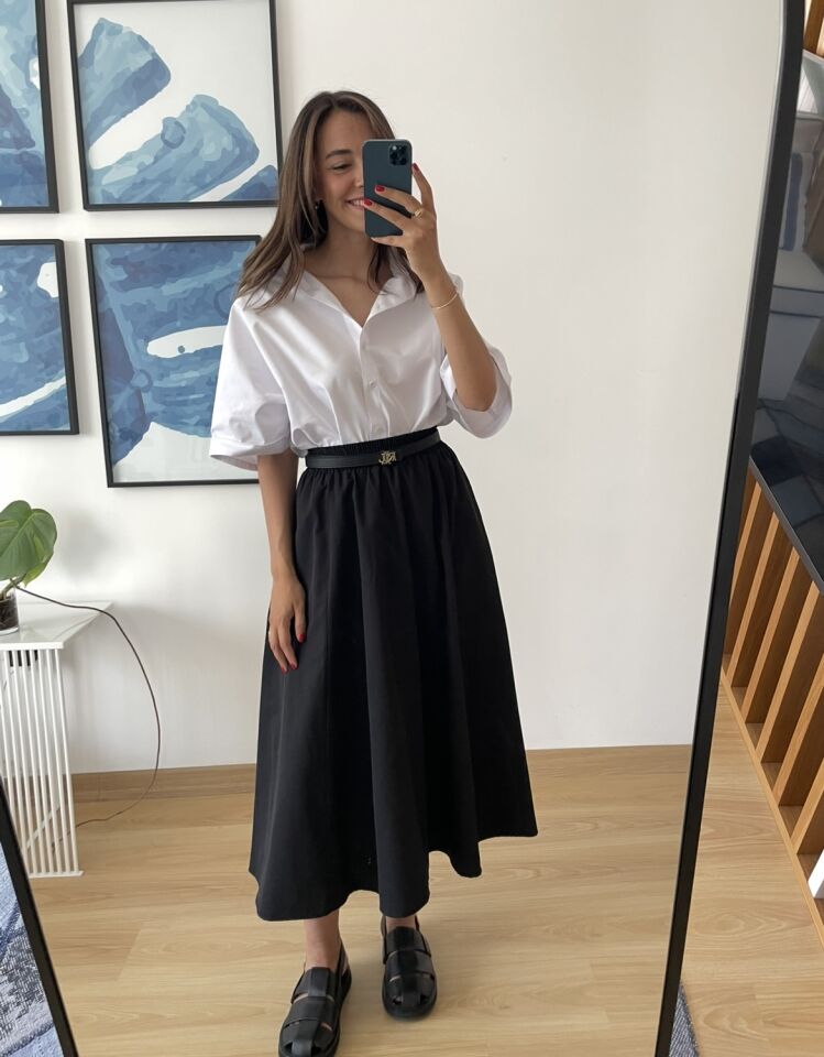 Venelle Beyaz Ultra Premium Kısa Kol Gömlek