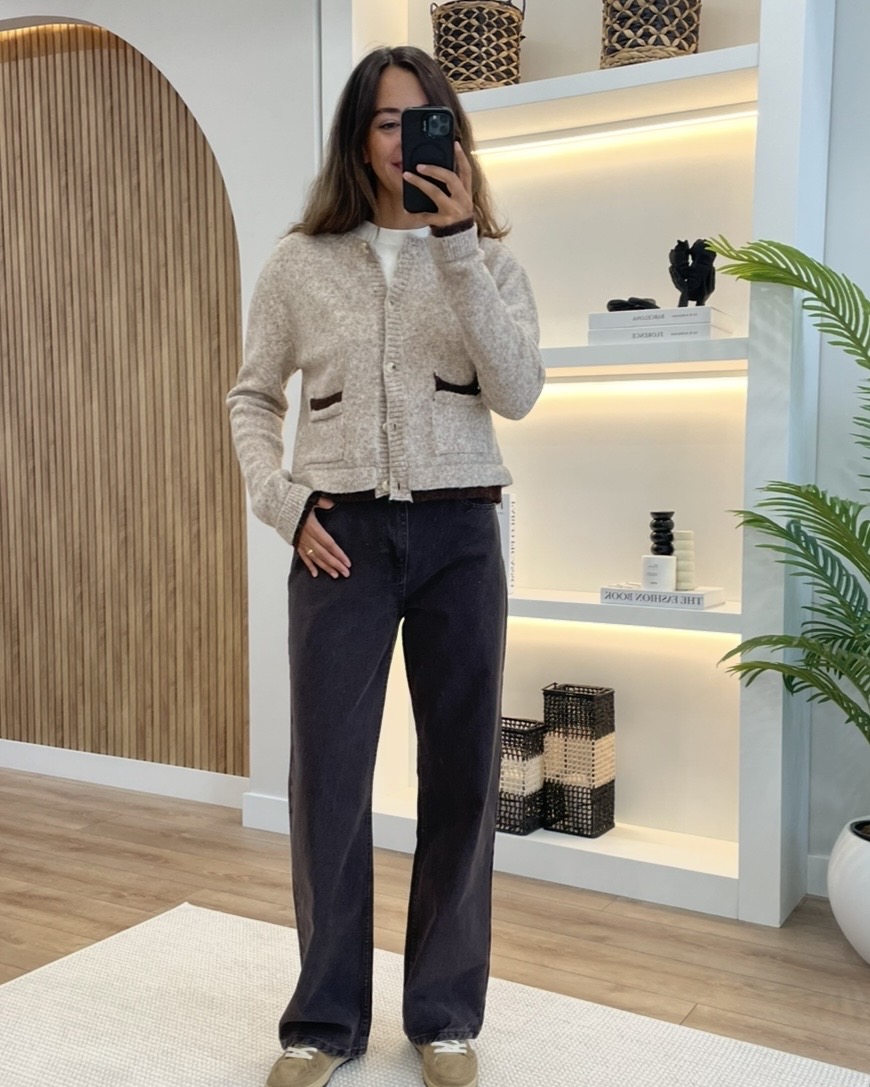 Muse Açık Vizon Hırka