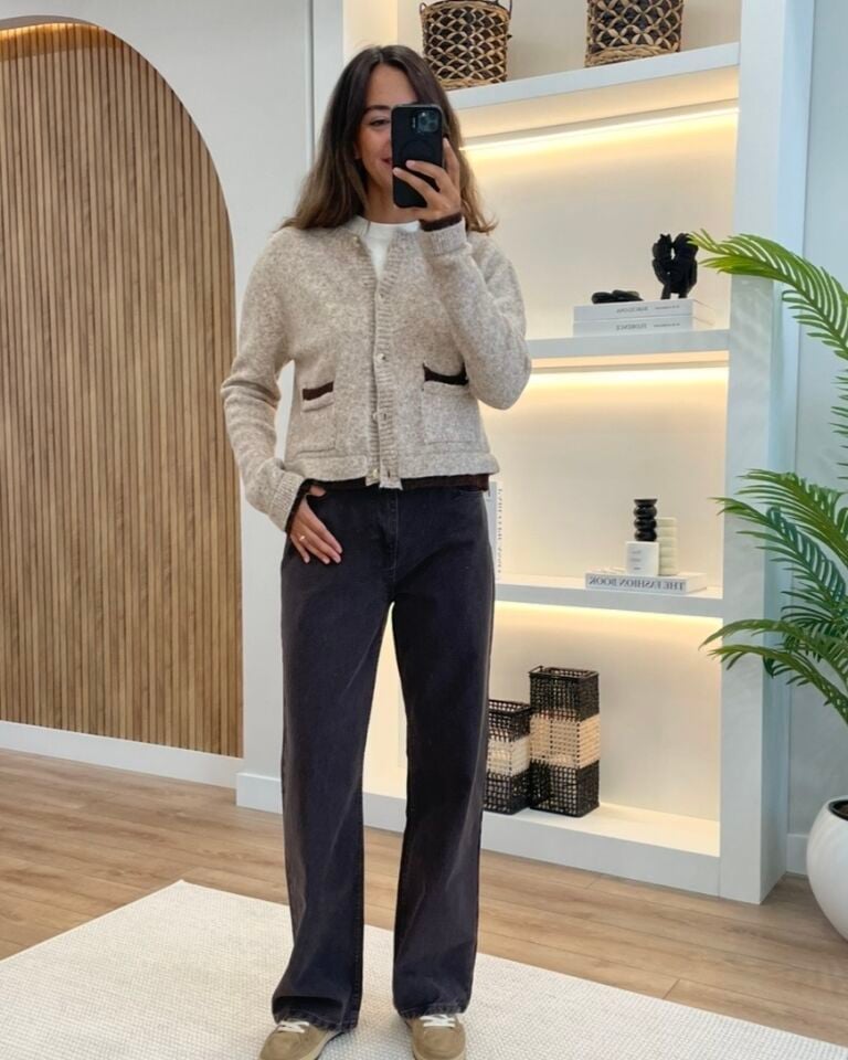 Muse Açık Vizon Hırka