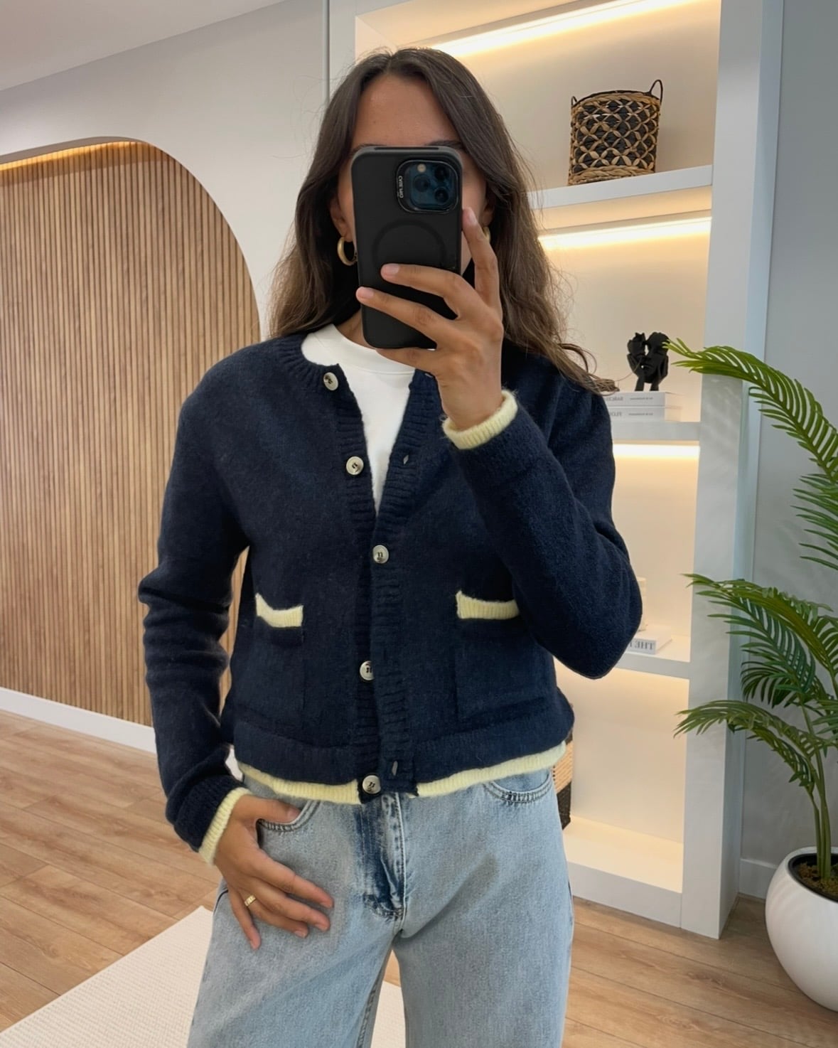 Muse Lacivert Hırka