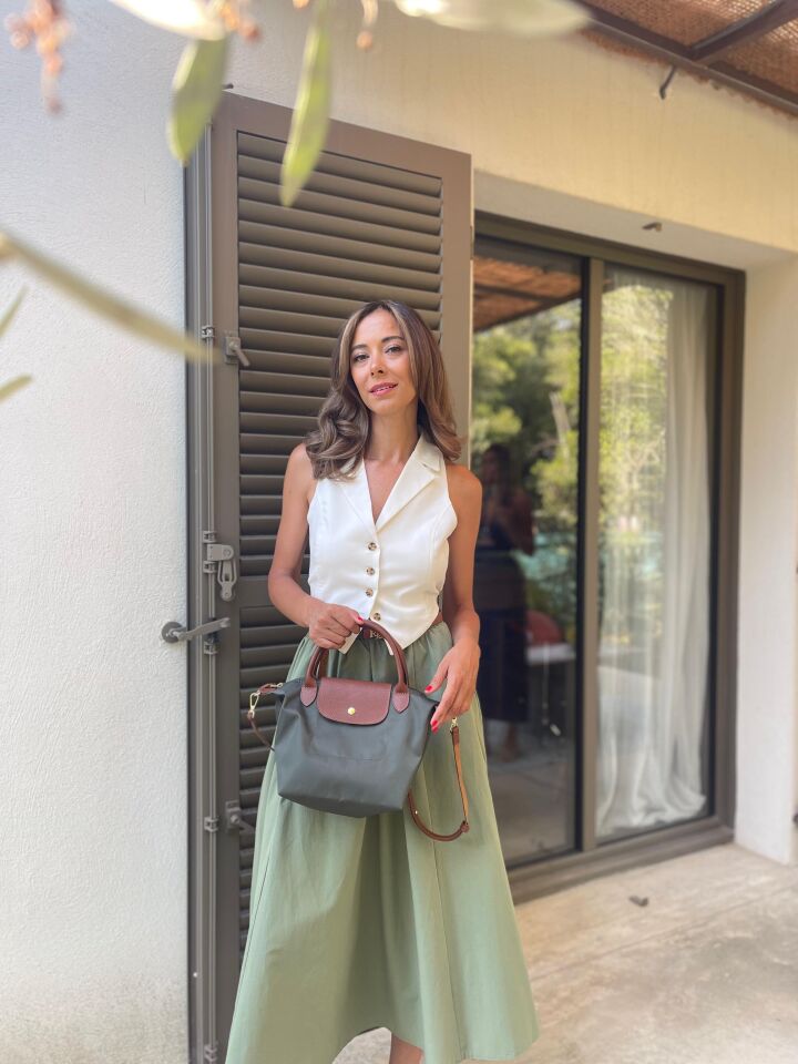 Uzes Yeşil Askılı Çanta