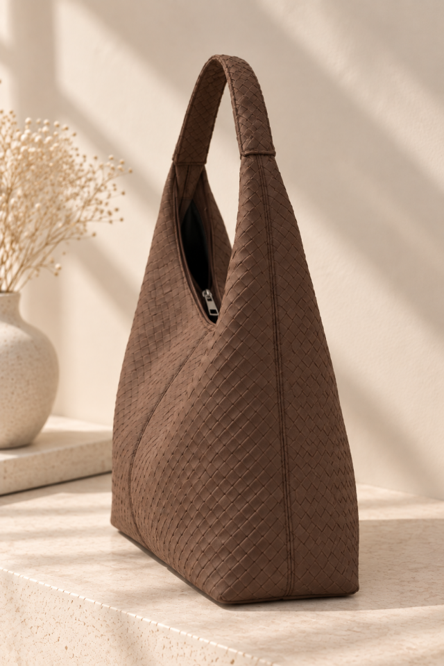 Scarlet Soft Kahve Torba Çanta