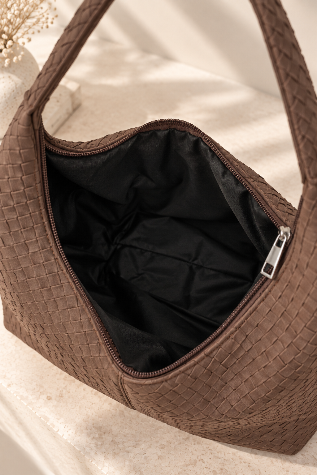 Scarlet Soft Kahve Torba Çanta