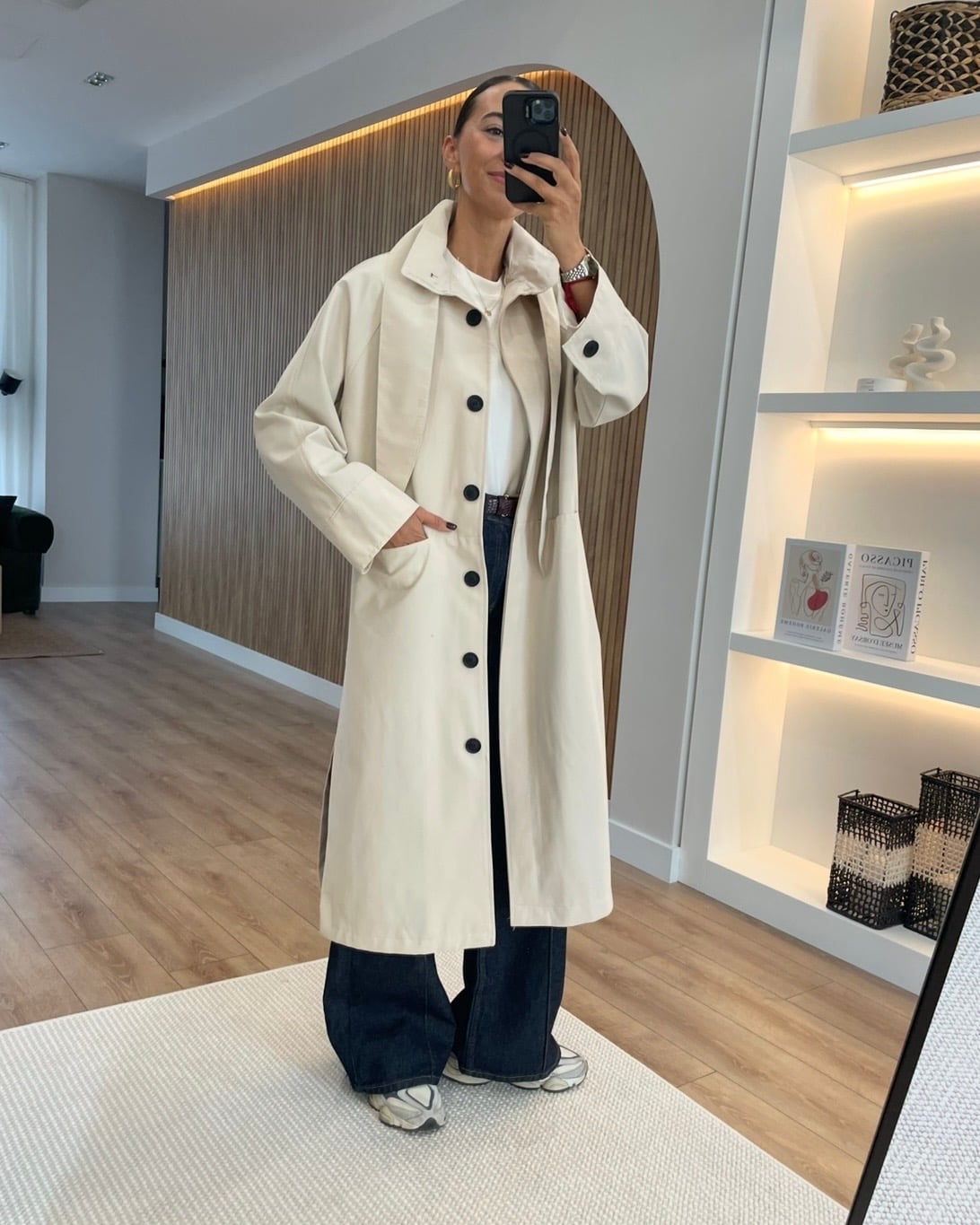 London Taş Ultra Premium Trençkot