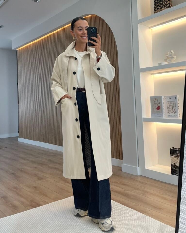 London Taş Ultra Premium Trençkot