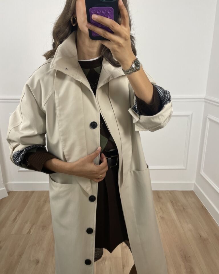 London Taş Ultra Premium Trençkot